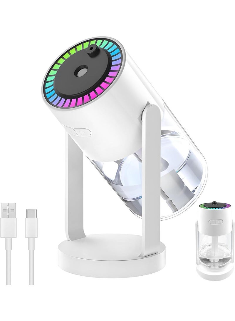 Walpck USB Powered with Starry Sky Projection Timer Function for 6-8 Hours Auto Shut-off and Colorful Lighting Design Ideal for Bedroom Car and Office (white) - Image 1