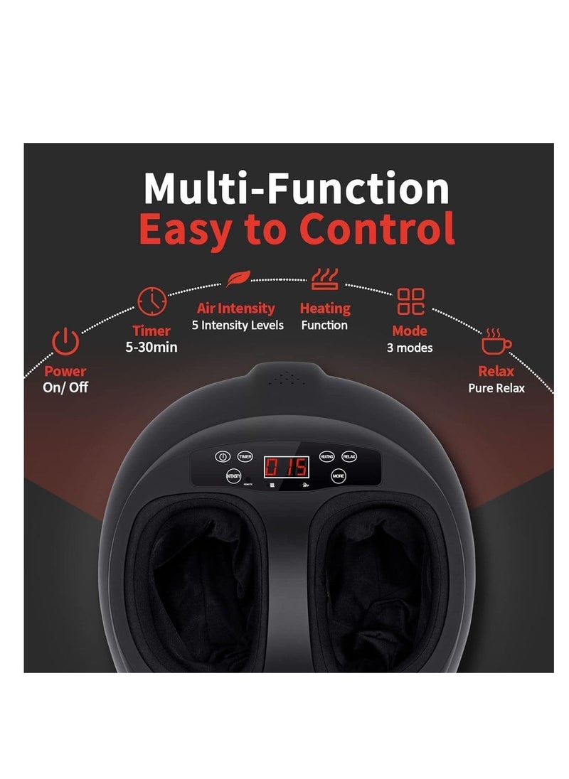 iCare - iCare Foot Massager with Heat Foot Massager with Remote Deep Kneading Relief, Electric Heated Feet Massager for Relax, Relieve Foot Pain, Deep Kneading Foot Massager with Remote - Image 1