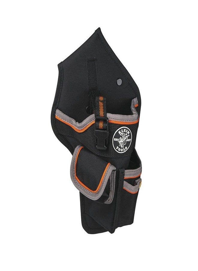 Klein Tools 5183 Tool Bag, Tradesman Pro Drill Pouch Made of 1680d Ballistic Weave, Drill Holster with Pockets for Tools and Drill Bits - Image 4