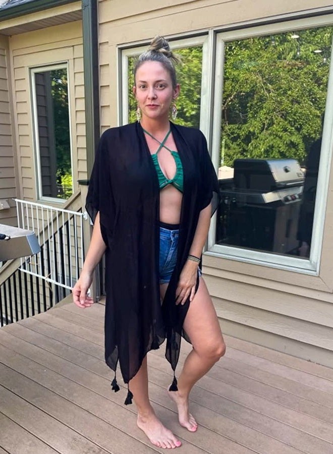 Moss Rose Women Summer Bikini Kimono Bathing Suit Cover Ups for Swimwear - Image 2