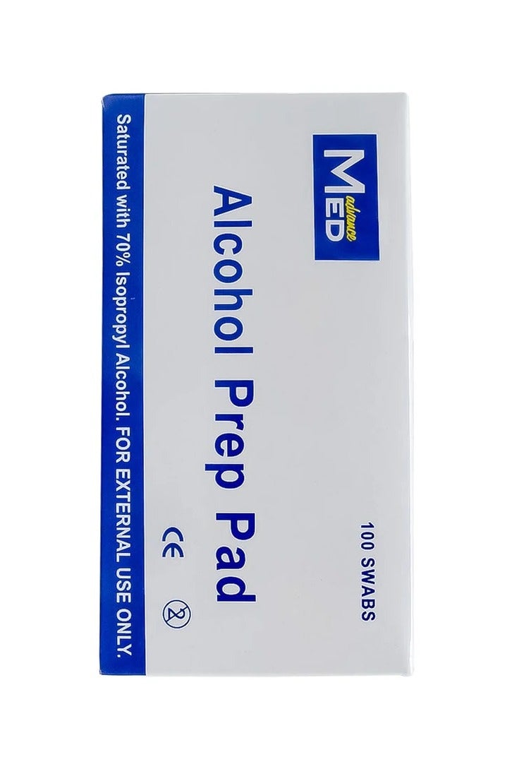 Med 100-Piece Alcohol Swabs - Image 1