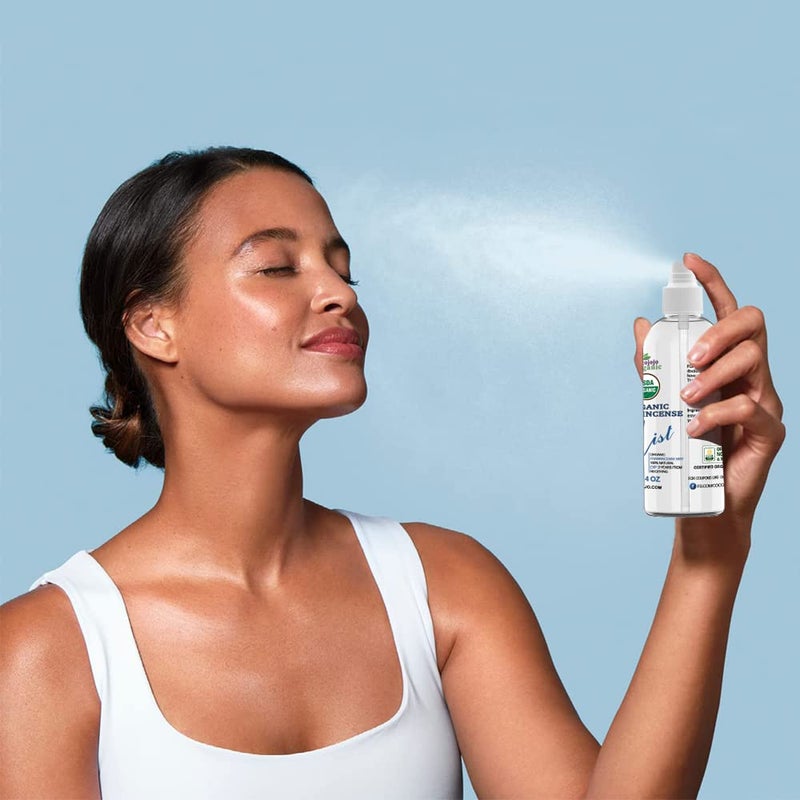 Dr Joe Lab Organic Frankincense Mist For Skincare - USDA Certified Organic - 4 oz- Toning Mist, Face, Hair, Body Spray - Frankincense Essential Oil & Glycerin - Packaging May Vary - Image 4