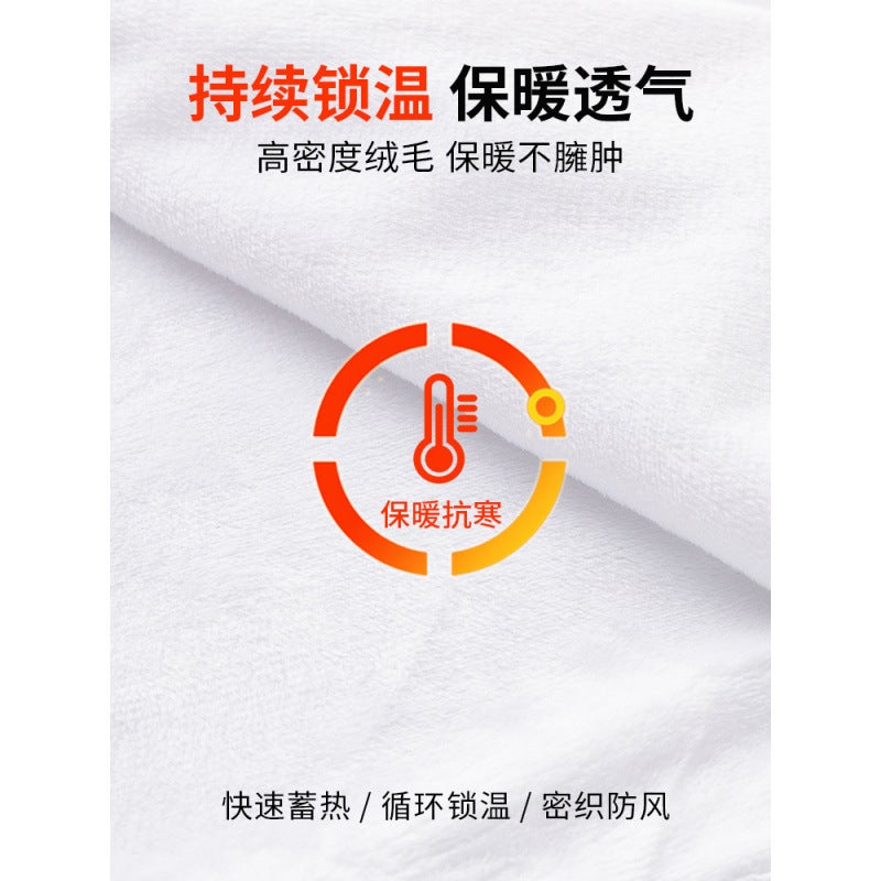 Long Sleeve Fleece-Lined Thickened White Shirt For Boys And Girls Children'S Performance Children'S Middle And Big Children'S Shirt - Image 5