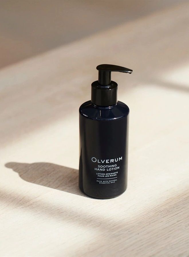 OLVERUM Natural Soothing Hand Lotion | Clean, Vegan Skin Care (8.5 fl oz | 250 ml) - Image 3