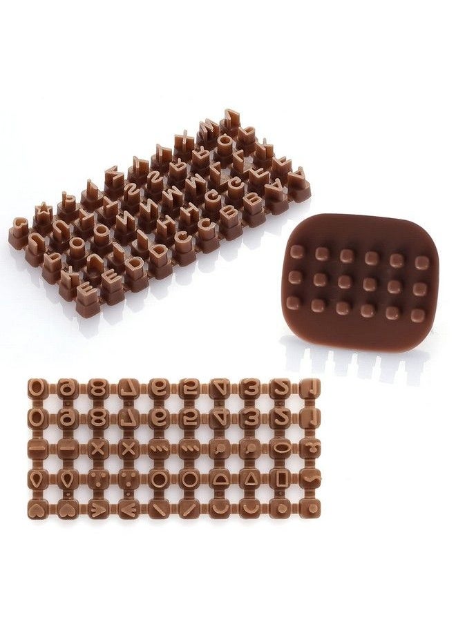 KINBOM - Clay Letter Stamp Set Tiny Alphabet Letter Stamps For Clay With Combination Tool Number And Letter Stamps For Polymer Clay Cookie Biscuit Pottery Diy Projects - Image 1