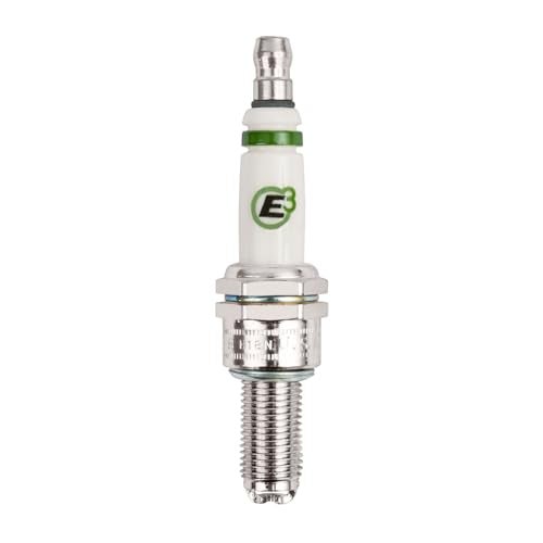 E3 Spark Plugs E3.38 Premium Powersports Spark Plug with DiamondFIRE Technology, 10mm, 0.750” Reach, Gasket Seat, For Honda, Suzuki, Yamaha, and Other High RPM Engines, Pack of 1 - Image 1
