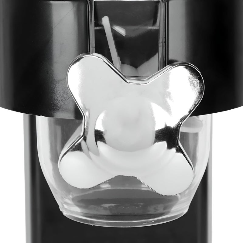 Cereal Dispenser, Convenient Storage Food Dispenser with Knob for Cereal Nuts Coffee Beans for Candy Oatmeal Rice Pasta(Black) - Image 4