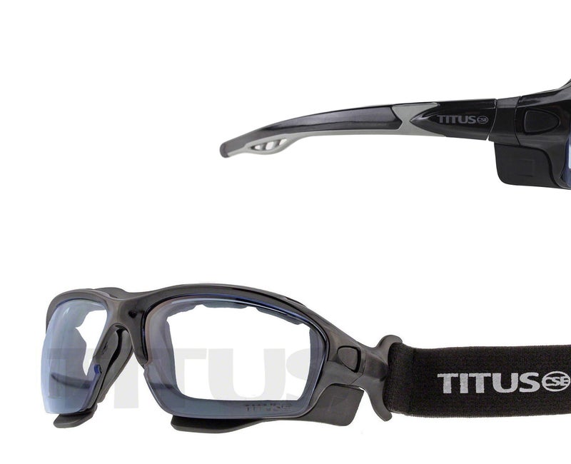TITUS Motorcycle Riding Padded Sport Goggles (G11 - Sport Clear) - Image 1