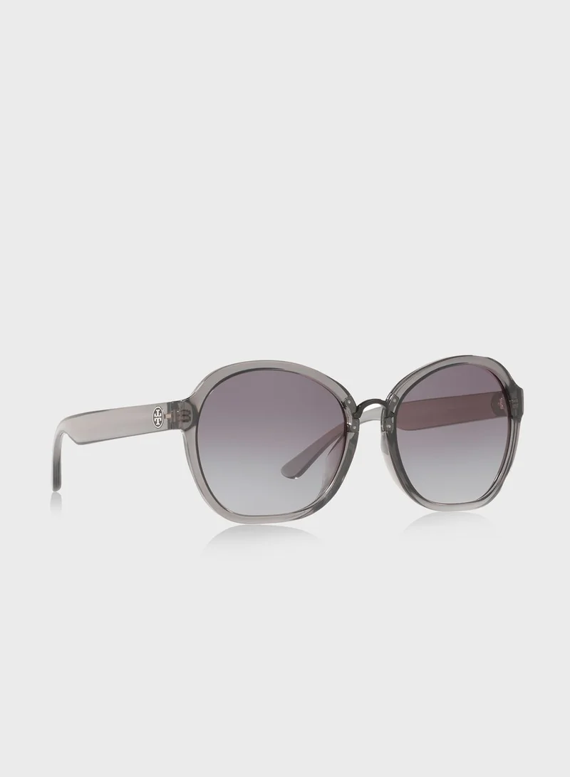 Tory Burch 0TY9056U Oversized Sunglasses