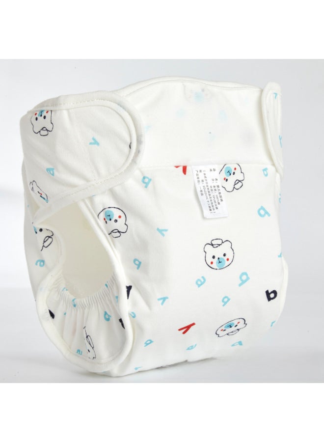 حفاضات أطفال سراويل جيب مقاومة للماء حديثي الولادة أطفال قطن نقي قابل للغسل مضاد للتسرب الجانبي حزام تثبيت ميسون سراويل تدريب للأطفال