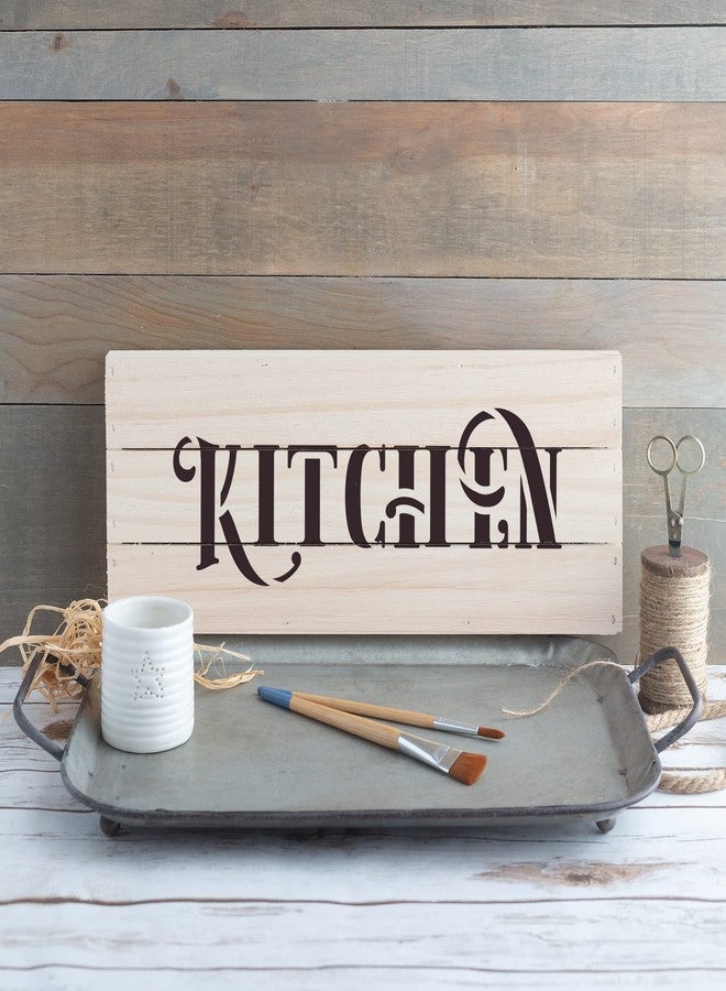 Stencil Revolution Rustic Kitchen Stencil - Kitchen Stencil, Homely and Heartwarming Artistic Expressions Through Rustic Stencils - Image 3