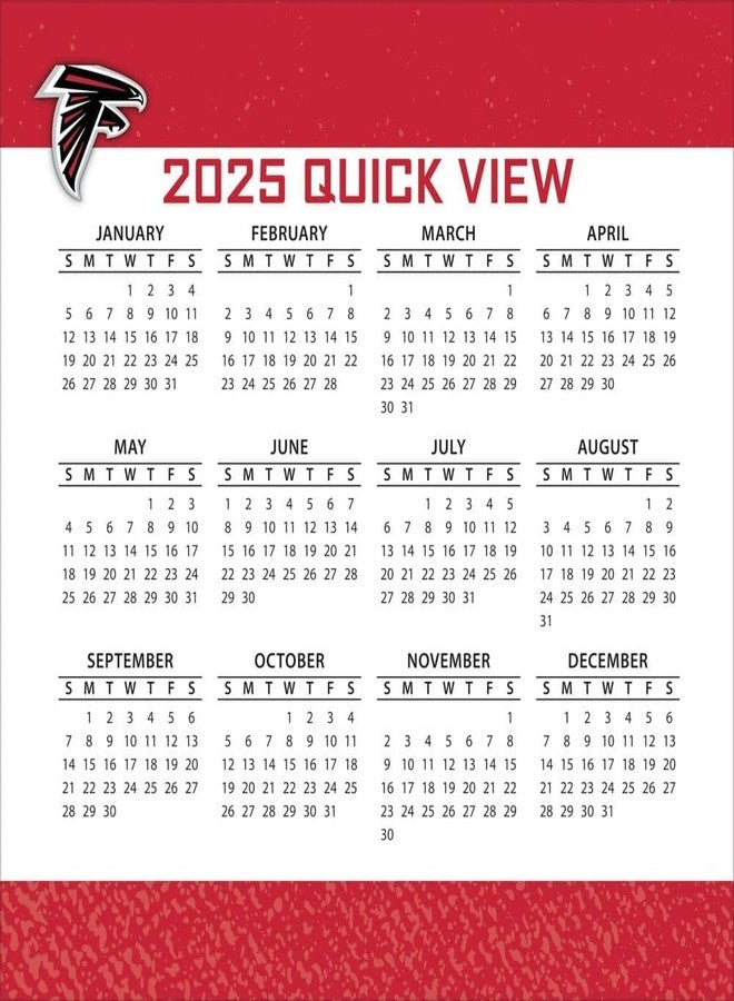 Turner Licensing Turner Sports Atlanta Falcons 2025 Box Calendar (25998053029) - Image 4