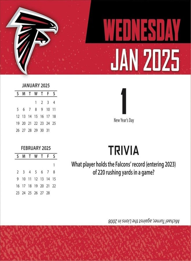 Turner Licensing Turner Sports Atlanta Falcons 2025 Box Calendar (25998053029) - Image 2
