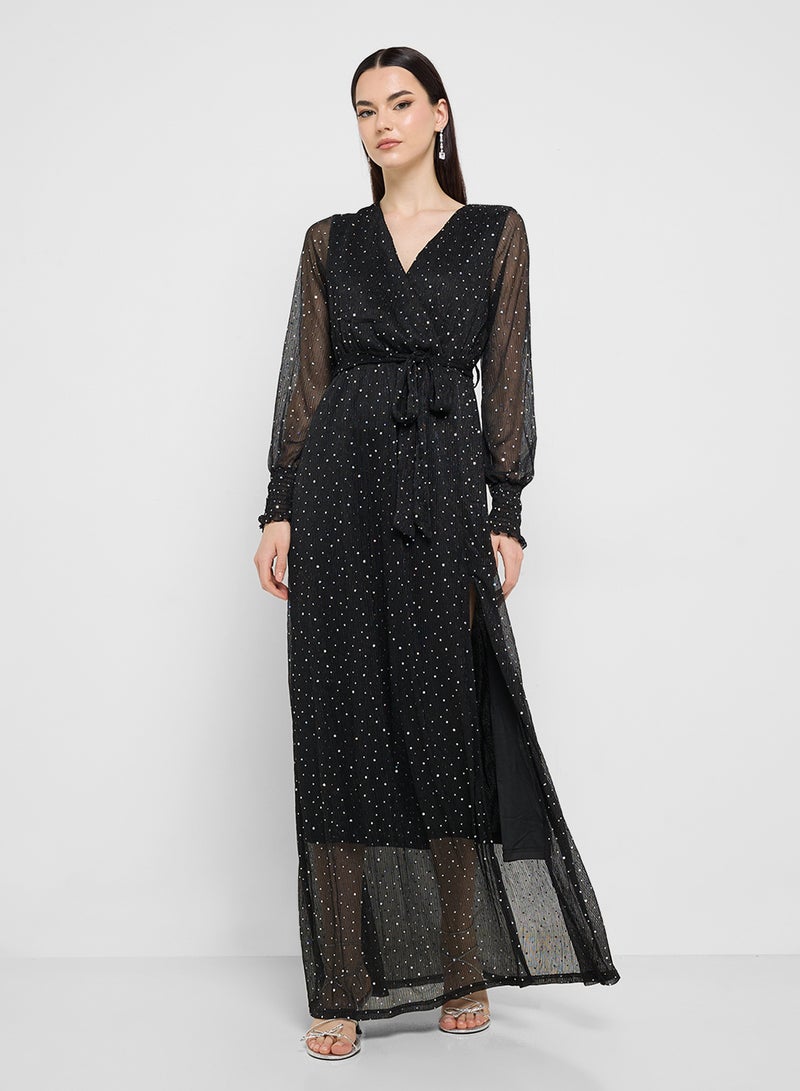 جينجر فستان بتفاصيل لامعة - Image 4