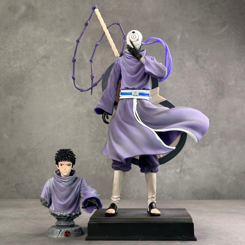 Naruto Anime Obito Uchiha Standing Statue PVC Figure - Image 3