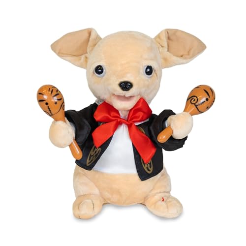 Cuddle Barn Chuey Bamba 12 Singing Chihuahua Animated Plush Toy Shakes Maracas to La Bamba - Image 1