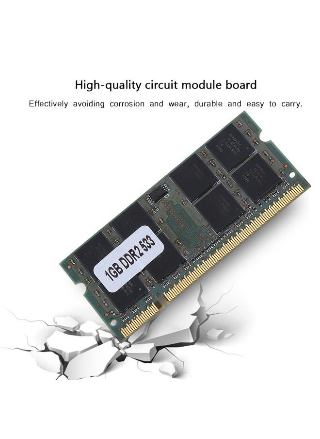 Thoraya - 1GB DDR2 533MHz 200Pin For Laptop Motherboard Dedicated Memory RAM Fully Compatible - Image 1