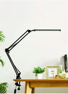 LOOPITYS LED desk lamp, eye protection metal swing arm desk lamp with lamp, lamp with 3 adjustable brightness modes, architect desk lamp for home and office use  - Image 4