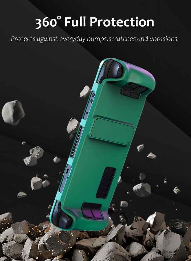 Sorandy Steam Deck Case, Steam Deck Carrying Case, Kickstand Protective Case for Steam Deck, Valve Steam Deck Accessories with Drops, Scratches, Dust, Fingerprints, Hands Full - Image 2