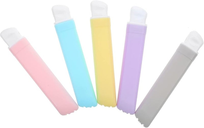 Didiseaon 5 Pack Soft Bristle Folding Travel Toothbrush Compact Lightweight Mixed Colors - Image 2