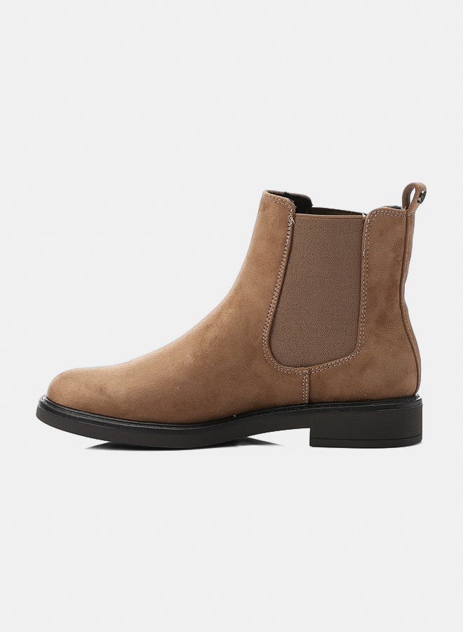 Dejavu Shoes GPS-DVTX-005 Slip On Suede Ankle Boots For Women - Image 4