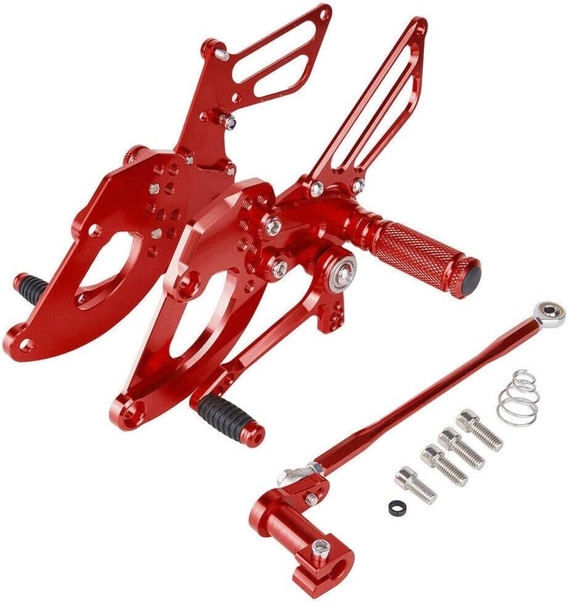 DEMULAX CNC Aluminum Adjustable Rearsets Footrests for CBR250RR - Image 3