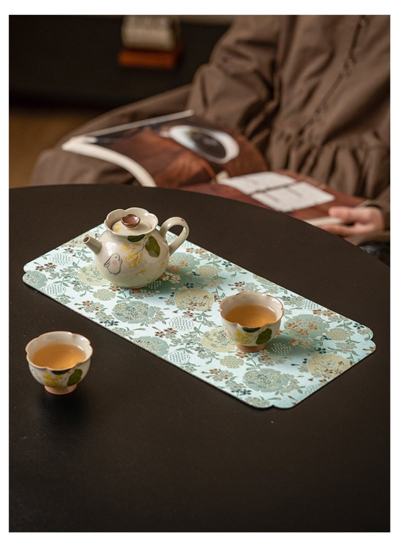 JFYP Double-sided tea coasters, dessert coasters, placemats, exquisite gift mats, holiday party placemats - Image 1