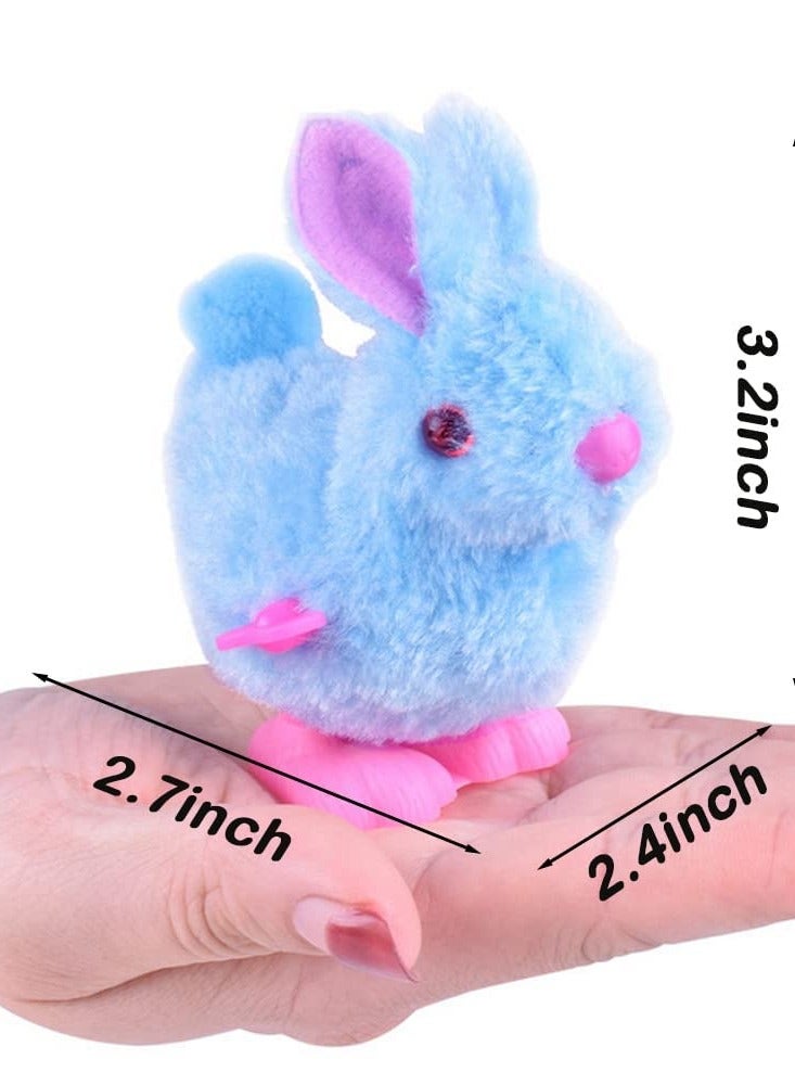 Fun Wind Up Bunny and Chick Toy Set for Kids, Perfect for Egg Hunts, Birthday Parties, and Stocking Stuffers, 8 Pieces - Image 2