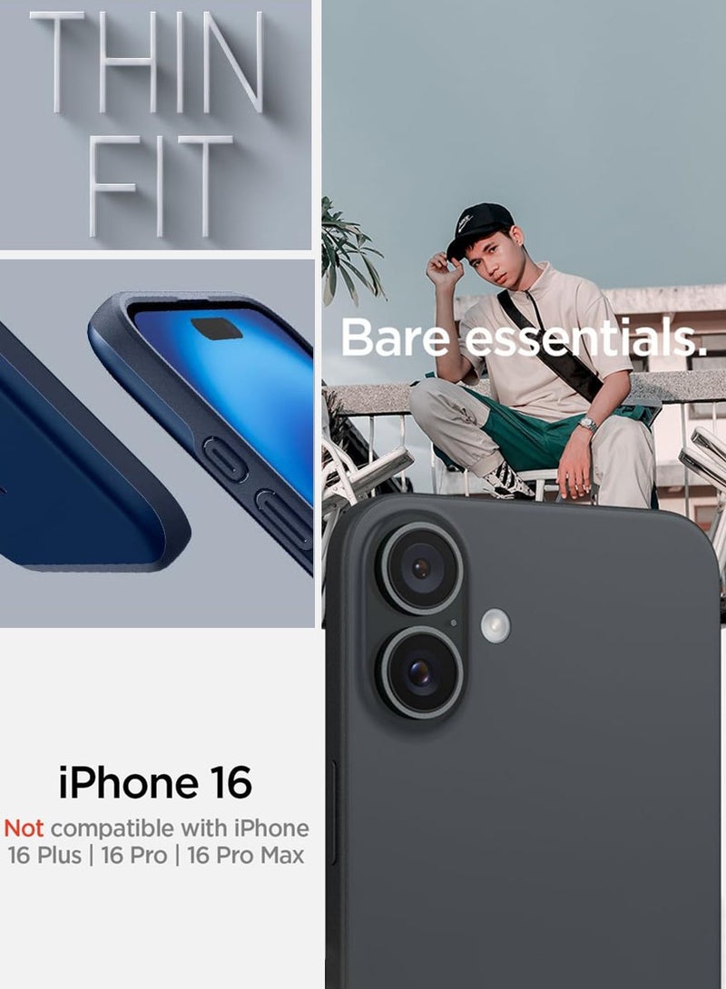 Spigen Thin Fit MagFit for iPhone 16 MagSafe Case Cover (2024) - Navy Blue - Image 2