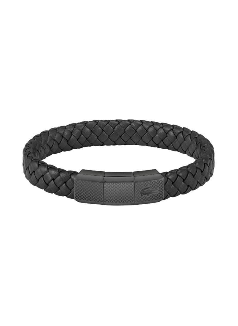 LACOSTE LACOSTE JEWELRY ROKEL MENS LEATHER BRACELET - 2040285  - Image 1