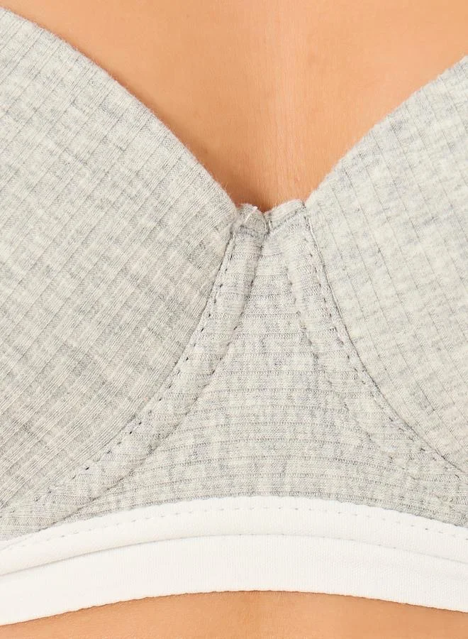 Take Two Take Two Solid Padded Wired Push Up Bra