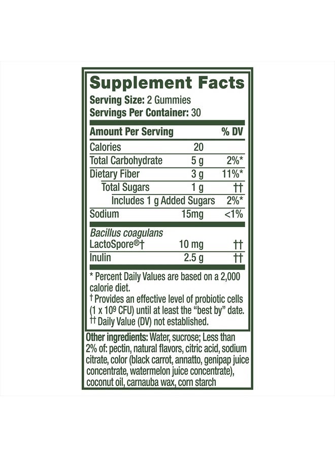 Align ديول بايوتيك، بروبيوتيك + بروبيوتيك للنساء والرجال، يساعد في تغذية وإضافة بكتيريا جيدة لدعم الهضم، نكهات فواكه طبيعية، 60 حبة جيلاتينية - Image 5