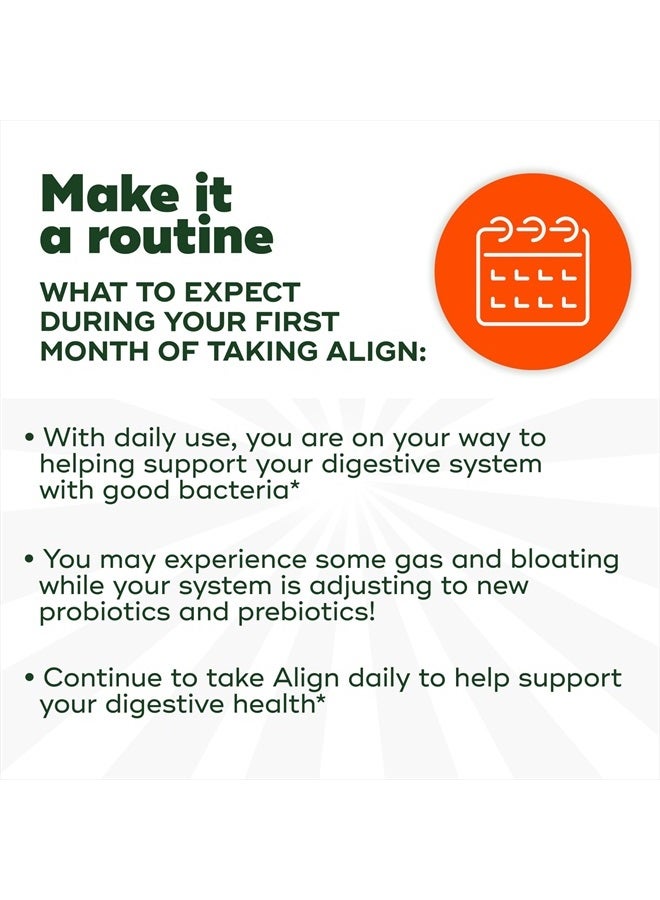 Align ديول بايوتيك، بروبيوتيك + بروبيوتيك للنساء والرجال، يساعد في تغذية وإضافة بكتيريا جيدة لدعم الهضم، نكهات فواكه طبيعية، 60 حبة جيلاتينية - Image 4