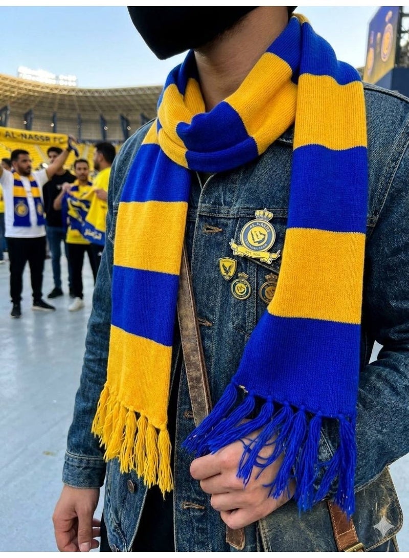 النصر شال نادي النصر العالمي – وشاح مشجعين فاخر – مناسب للمباريات والتشجيع - Image 2