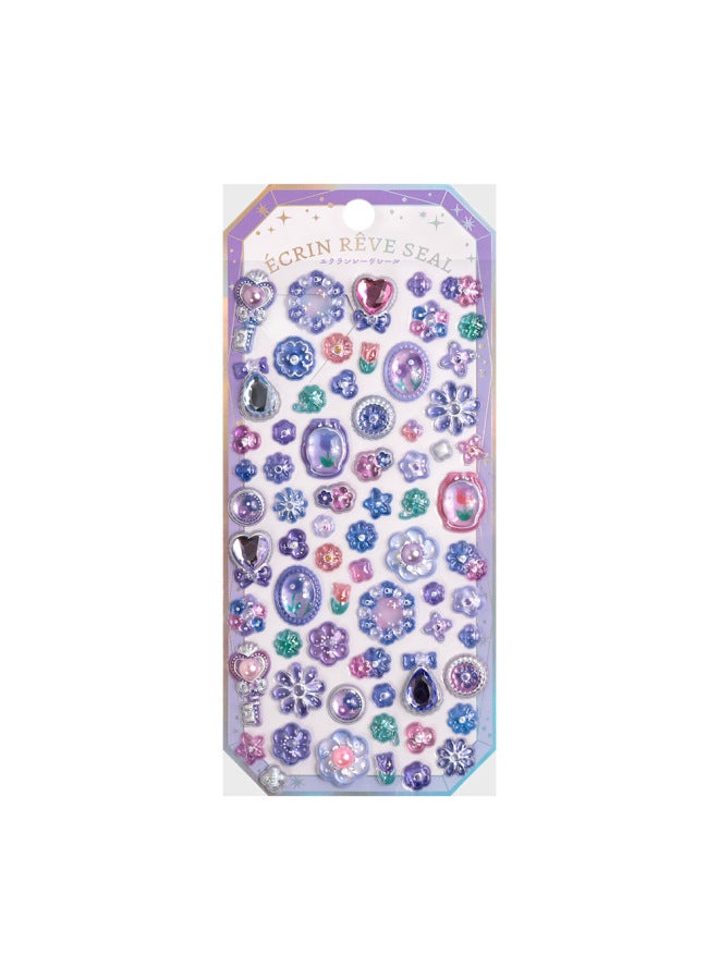 Flash Hot Shimmer Stickers 3d Relief Stickers Solid Children's Cartoon Animal Crystal Phone Case Decorations - Image 1