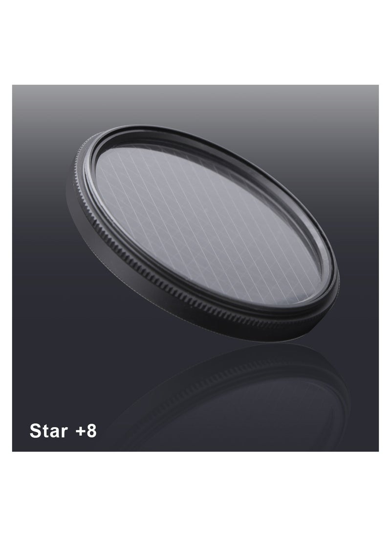 مجموعة فلتر دائري من Andoer 58 مم UV+CPL+Close-Up+4 +Star 8-Point Filter مع حقيبة لكاميرات Nikon Canon Pentax Sony DSLR