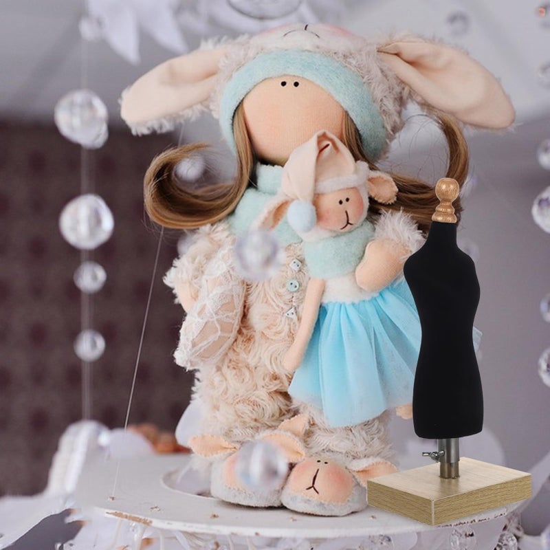 4 Pack Doll Clothes Display Stand Mannequin For Dress Up Craft Projects - Image 5