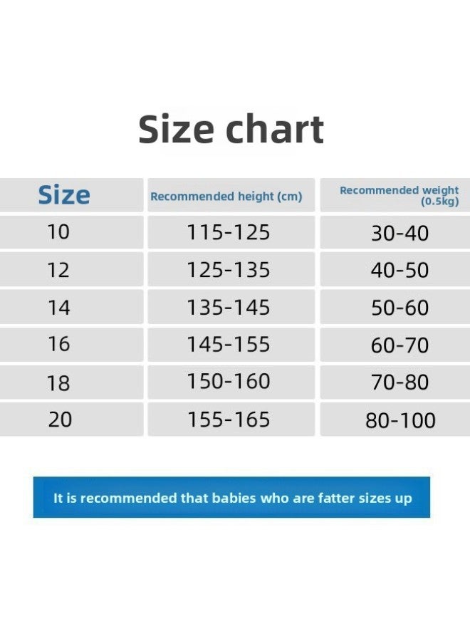 Loquat Children's Swimsuit Boys' One-piece Hot Spring Swimming Trunks Boys' Professional Swimming Training Swimsuit Middle And Big Children Custom-Color:735 Boys- - Image 5