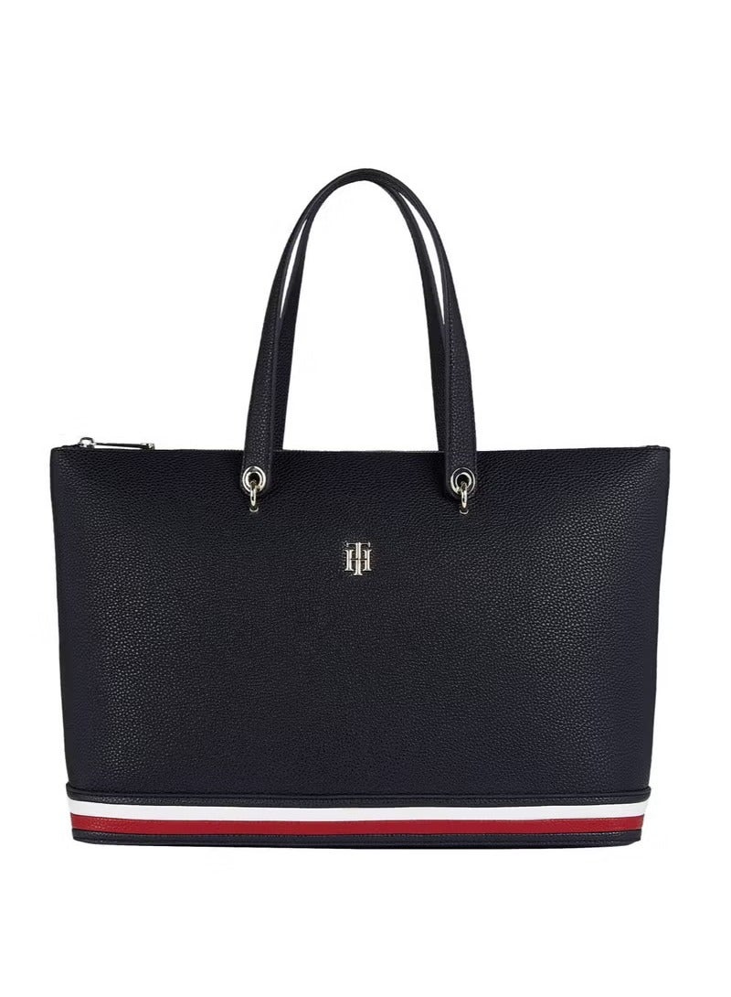 Tommy Hilfiger Plus Tommy Hilfiger Tote Bag Handbag women(Black) - Image 1