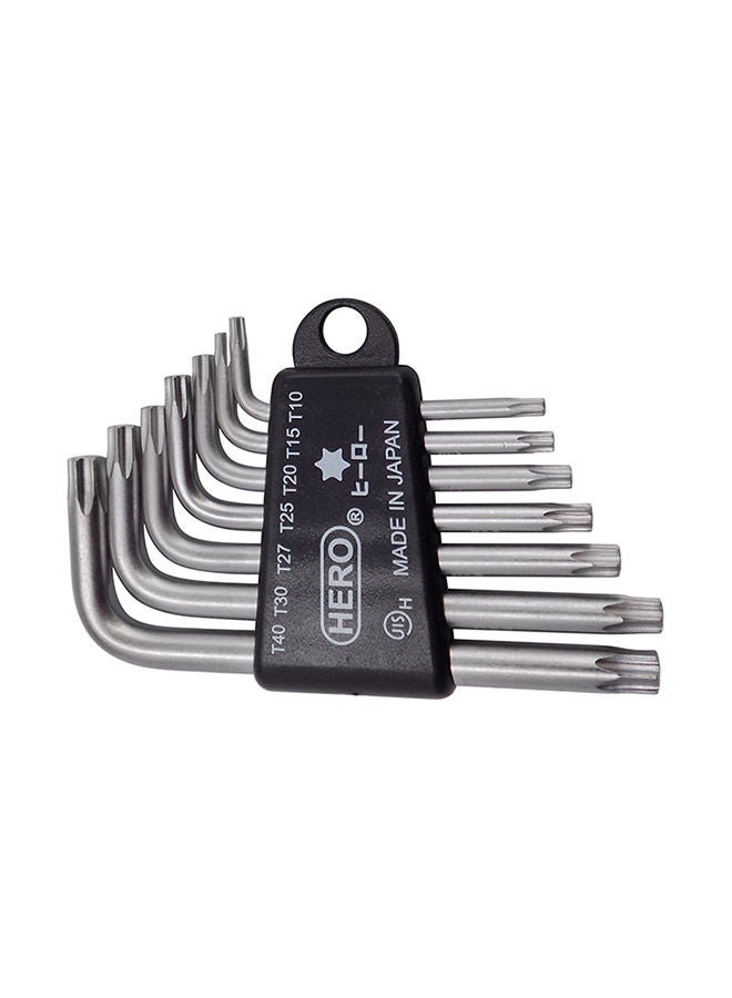 Hero 7-Piece Short Arm Stand Type Torx Wrench Set 