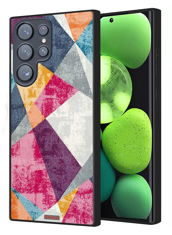 Tolwak Samsung Galaxy S23 Ultra 5G Protective Case Cover Paint Pattern - Image 1