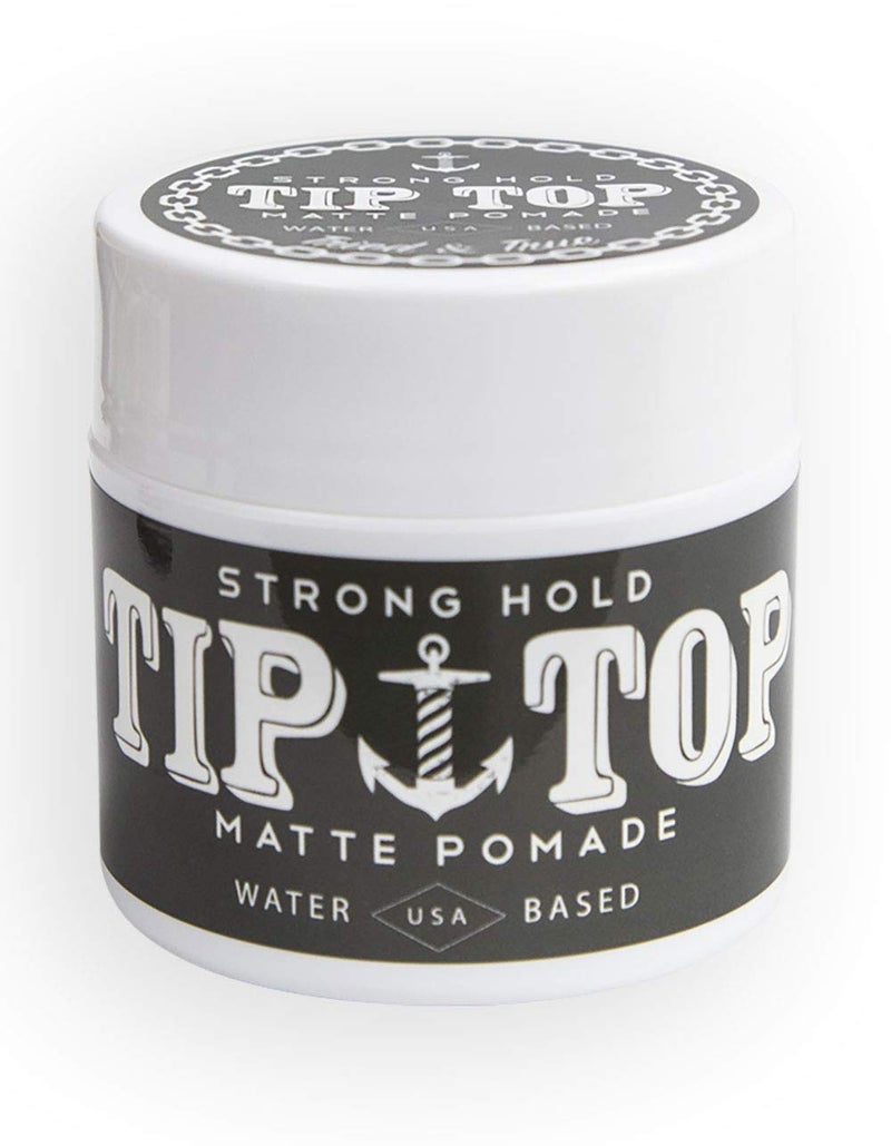 Tip Top Matte Water Based Strong Hold Pomade 425oz