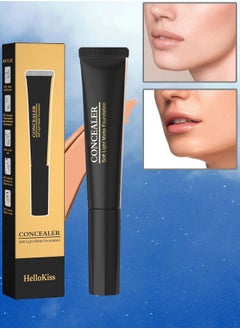 Concealer Soft Light Matte Foundation Concealer Conceals Blemish and Redness Flawless Natural Coverage for Normal to Oily Skin Instant Age Rewind Eraser Dark Circles Treatment 01