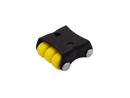 Hepiack Castor Wheel for FurnitureHeavy Duty Small Mini Fix Moving Wheel Caster 150kg Load Capacity YellowBlack 4 PCS SET - Image 2