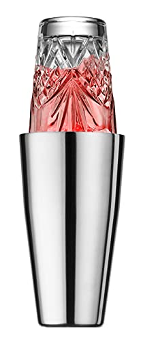 خلاط كوكتيل جودينجر خلاط مارتيني خلاط بوسطن كوب ستانلس وكوب كريستال لخلط المشروبات كوكتيلات مجموعة دبلن