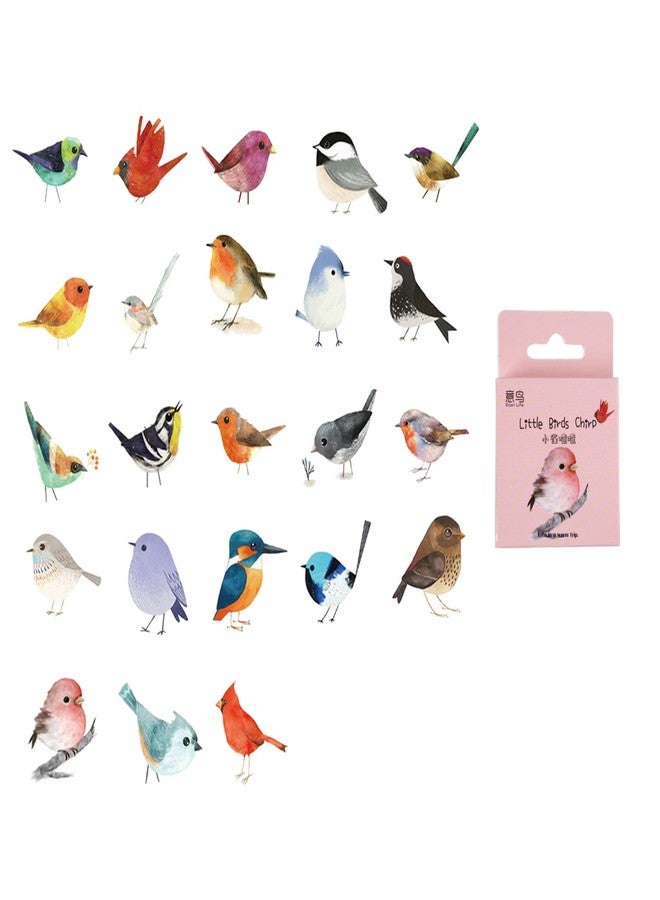 Obujopal 46 Pcs Bird Scrapbook Stickers for Junk Journal Scrapbooking Bullet Journal Planner Envelope Diary Notebook Album Laptop Phone Case DIY Art Crafts Decoration, 23 Patterns - Image 2