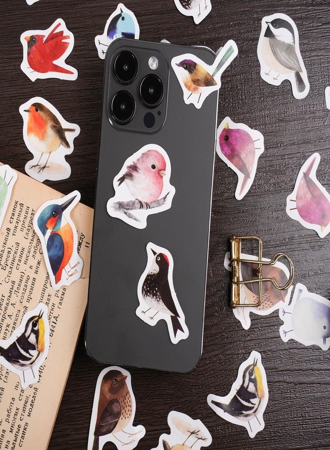 Obujopal 46 Pcs Bird Scrapbook Stickers for Junk Journal Scrapbooking Bullet Journal Planner Envelope Diary Notebook Album Laptop Phone Case DIY Art Crafts Decoration, 23 Patterns - Image 5