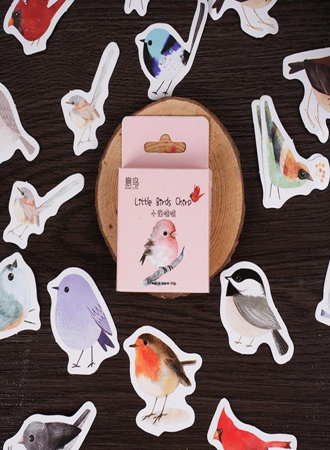 Obujopal 46 Pcs Bird Scrapbook Stickers for Junk Journal Scrapbooking Bullet Journal Planner Envelope Diary Notebook Album Laptop Phone Case DIY Art Crafts Decoration, 23 Patterns - Image 3