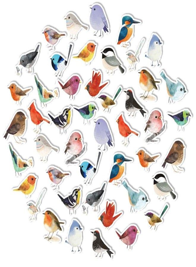 Obujopal 46 Pcs Bird Scrapbook Stickers for Junk Journal Scrapbooking Bullet Journal Planner Envelope Diary Notebook Album Laptop Phone Case DIY Art Crafts Decoration, 23 Patterns - Image 1
