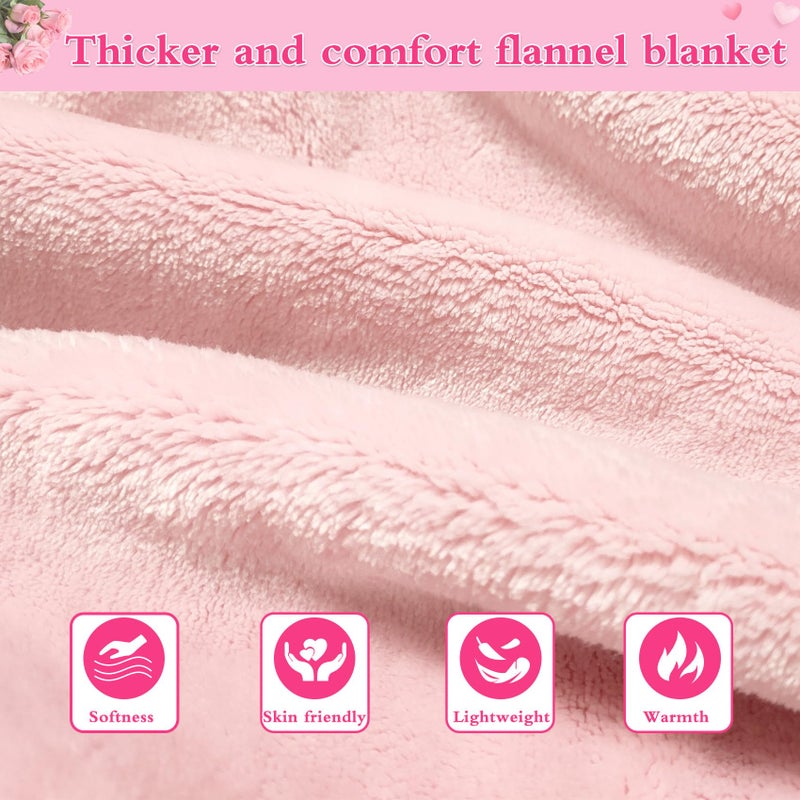 KPBLIS Wearable Blanket Hoodie Gifts for Women and Men, Oversized Hooded Blankets Sweatshirt, Cozy and Warm Fleece Blanket with Sleeves and Giant Pocket for Adults and Kids, Pink - Image 4